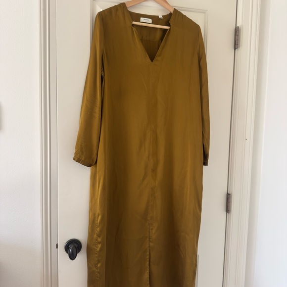 Billy Reid Dresses & Skirts - Billy Reid Mustard 100% Silk Dress